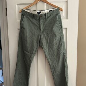 JCrew Men's Green Chino Pants